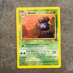 Gloom 60 HP Vintage Pokémon Card